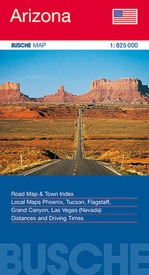 Wegenkaart - landkaart Arizona | Busche Map
