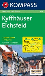 Wandelkaart 454 Kyffhäuser Eichsfeld | Kompass