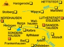 Wandelkaart 800 Sudharz - Naturpark Kyffhauser | Kompass