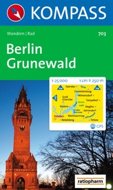 Wandelkaart 703 Berlin-Grunewald | Kompass
