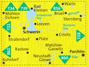 Wandelkaart 850 Schweriner Seengebiet | Kompass