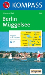 Wandelkaart 702 Berlin-Müggelsee | Kompass