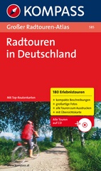 Fietsatlas - Fietsgids met CD Radtouren in Deutschland - Duitsland | Kompass  K 585