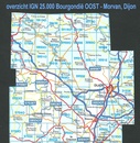Wandelkaart - Topografische kaart 2825OT Bourgondie - Morvan: St.-Leger, Mont Beuvrey, St.-Honore-les-Bains, Haut-Folin | IGN - Institut Géographique National