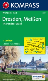 Wandelkaart 809 Dresden-Meissen-Tharandter Wald | Kompass