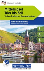 Wandelkaart 22 Outdoorkarte Mittelmosel - Trier bis Zell | Kümmerly & Frey