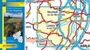 Wandelkaart SP Wandern und Radwandern in der Südpfalz - Pfalz | LVA Nordrhein Westfalen