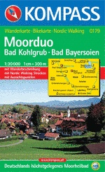 Wandelkaart 0179 Moorduo-Bad Kohlgrub-Bad Bayersoien | Kompass