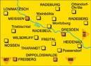 Wandelkaart 809 Dresden-Meissen-Tharandter Wald | Kompass