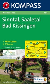 Wandelkaart 464 Sinntal-Saaletal-Bad Kissingen | Kompass