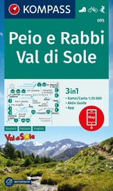 Wandelkaart 095 Peio e Rabbi - Val di Sole | Kompass