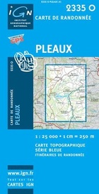 Wandelkaart - Topografische kaart 2335O Pleaux | IGN - Institut Géographique National