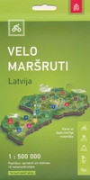 Velo Marsruti Latvija - Fietskaart Letland 