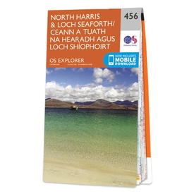 Wandelkaart - Topografische kaart 456 OS Explorer Map North Harris & Loch Seaforth | Ordnance Survey