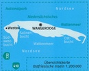 Wandelkaart 733 Wangerooge | Kompass