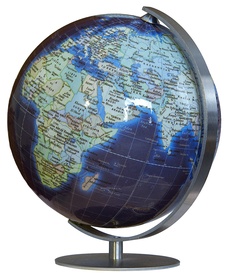 Wereldbol - Globe 43 Duo Azzurro Mini Ø 12 cm | Columbus Verlag