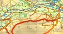 Fietskaart mountainbike Coast to Coast OOST | Harvey Maps