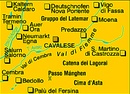Wandelkaart 79 Val di Fiemme-Latemar-Lagorai | Kompass