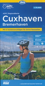 Fietskaart ADFC Regionalkarte Cuxhaven - Bremerhaven | BVA BikeMedia