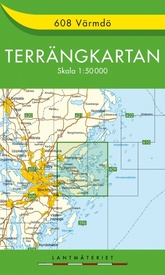 Wandelkaart - Topografische kaart 608 Terrängkartan Värmdö | Lantmäteriet