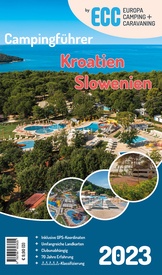 Campinggids ECC Kroatien - Slowenien 2023 - Kroatie en Slovenie | Drei Brunnen Verlag