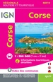 Wegenkaart - landkaart IGN Mini Map Corse - Corsica | IGN - Institut Géographique National