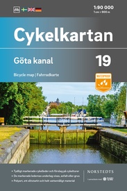 Fietskaart 19 Cykelkartan Göta kanal - Gota kanaal | Norstedts