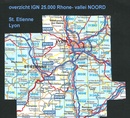 Wandelkaart - Topografische kaart 3131O Meyzieu, Montluel | IGN - Institut Géographique National