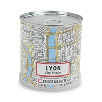 Lyon city puzzle magnets | Koelkast magneten