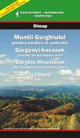 Gurghiu Mountains Map - (northern and central parts) 