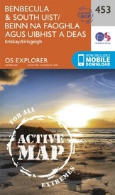 Wandelkaart - Topografische kaart 453 OS Explorer Map | Active Benbecula, South Uist | Ordnance Survey