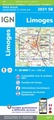 Wandelkaart - Topografische kaart 2031SB Limoges | IGN - Institut Géographique National