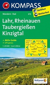 Wandelkaart 879 Lahr - Rheinauen - Taubergießen - Kinzigtal | Kompass