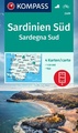 Wandelkaart - Fietskaart 2499 Sardinien Süd - Sardegna Sud | Kompass