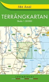 Wandelkaart - Topografische kaart 586 Terrängkartan Åmål | Lantmäteriet