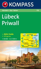 Wandelkaart 719 Lübeck - Priwall | Kompass