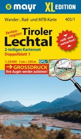 Wandelkaart 405 XL Tiroler Lechtal | Mayr