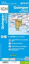 Wandelkaart - Topografische kaart 0519ET Quimper, Concarneau, Fouesnant, Beg-Meil, iles de Glénan | IGN - Institut Géographique National
