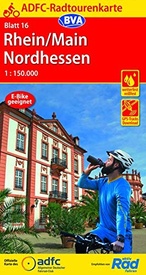 Fietskaart 16 ADFC Radtourenkarte Rhein Main Nordhessen | BVA BikeMedia