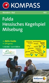 Wandelkaart 461 Fulda - Hessisches Kegelspiel - Milseburg | Kompass