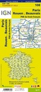 Fietskaart - Wegenkaart - landkaart 108 Paris - Rouen | IGN - Institut Géographique National