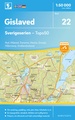 Wandelkaart - Topografische kaart 22 Sverigeserien Gislaved | Norstedts