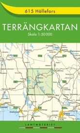 Wandelkaart - Topografische kaart 615 Terrängkartan Hällefors | Lantmäteriet