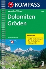 Wandelgids 989 Dolomiten-Gröden Wanderführer | Kompass