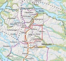Wandelkaart Hoyfjellskart SE Mårma & Nallo | Zweden | Calazo