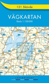Wegenkaart - landkaart 121 Vägkartan Skövde | Lantmäteriet