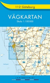 Wegenkaart - landkaart 112 Vägkartan Göteborg | Lantmäteriet