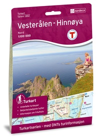 Wandelkaart 2812 Vesterålen Hinnøya Nord | Nordeca