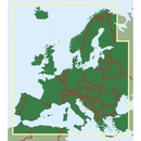 Wandkaart Europa met postcodes | 114 x 97 cm | Freytag & Berndt