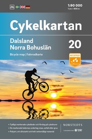 Fietskaart 20 Cykelkartan Dalsland - Norra Bohuslän - Bohuslän North | Norstedts
